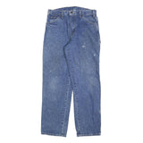 DICKIES Mens Blue Relaxed Straight Denim Medium W34 L32 Workwear Jeans