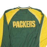 NFL Mens Green & Yellow Green Bay Packers Crew Neck XL Cotton Sweatshirt