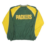 NFL Mens Green & Yellow Green Bay Packers Crew Neck XL Cotton Sweatshirt