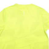 PUMA Mens Yellow Graphic T-Shirt XL Short Sleeve Crew Neck Lightweight