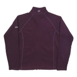 BERGHAUS Womens Purple Jacket UK 10 Polyester Zip Fleece Outdoor Warm Casual
