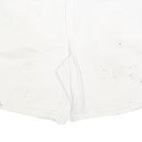 DICKIES Womens Shorts White Casual Classic L W34 Workwear Utility Cotton Blend