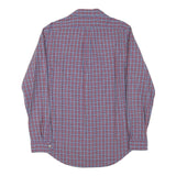 RALPH LAUREN Mens Blue & Red Check Shirt M Long Sleeve Cotton Blend Casual