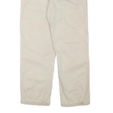 TIMBERLAND Mens Cotton Blend Beige Regular Fit Straight Trousers W36 L32 Casual