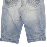 BAURHAUS Mens Denim Blue Cargo Shorts 2XL W36 Casual Cotton Blend