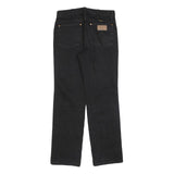 WRANGLER Mens Jeans Black Regular Straight Denim Raw W30 L30 Classic Cotton