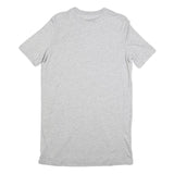 REEBOK Womens Grey Cotton Blend Day Dress Jersey Short Sleeve S Casual Summer