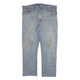 DICKIES Mens Regular Fit Jeans Blue Denim W36 L28 Classic Cotton Blend Zip