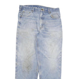 CARHARTT Mens Relaxed Denim Light Blue Cotton Blend Jeans W36 L34 Casual