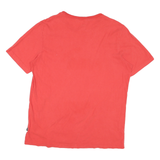 PUMA Mens Red Graphic T-Shirt L Short Sleeve Crew Neck Cotton Blend Logo