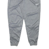 NIKE Mens Joggers Grey Slim Tapered M W30 L26 Polyester Sports Casual