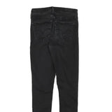 LEVI'S Womens Slim Black Denim Slim Jeans W26 L30 Stretch Cotton Blend
