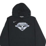 NIKE Mens Black Marce Herz Falcons Pullover Hoodie M Cotton Sports Logo