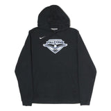 NIKE Mens Black Marce Herz Falcons Pullover Hoodie M Cotton Sports Logo