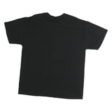 JERZEES Mens Black Benjamin Logan Raiders Soccer Champs Graphic T-Shirt L Crew