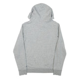 PUMA Womens Grey Hoodie S Cotton Blend Pullover Casual Hoodie