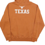 NIKE Mens Brown Texas Hoodie M Cotton Blend Pullover Hooded Sweatshirt