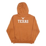 NIKE Mens Brown Texas Hoodie M Cotton Blend Pullover Hooded Sweatshirt