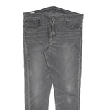 LEVI'S 512 Tapered Mens Jeans Grey Slim Tapered Denim W36 L32 Stylish Fit