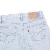 LEVI'S Womens Denim Blue Cut-Off Shorts M W30 Casual Cotton Blend 501