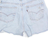 LEVI'S Womens Denim Blue Cut-Off Shorts M W30 Casual Cotton Blend 501