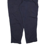 CARHARTT Mens Cotton Blend Navy Relaxed Straight Trousers W46 L32 Workwear