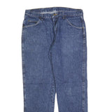 WRANGLER Mens Blue Jeans Regular Straight Denim Medium W36 L30 Casual Classic