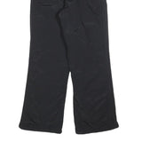 SUPER EU Womens Black Straight Leg Trousers W28 L28 Polyester Blend Woven Zip