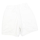 PROPS Womens White Cotton Blend Casual Shorts XS W24 Classic Fit Summer Wear