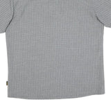JACK WOLFSKIN Mens Grey Check Short Sleeve Shirt L Outdoor Casual Summer