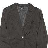 JOOP Womens Black Classic Jacket XS Polyester Blend Button Plain Tailored Blazer