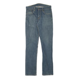 LEVI'S Mens Slim Blue Denim Classic Jeans W28 L30 Zip Cotton Blend