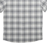 MAMMUT Mens Grey & White Check Shirt S Lightweight Synthetic Outdoor Casual