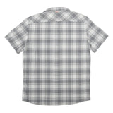 MAMMUT Mens Grey & White Check Shirt S Lightweight Synthetic Outdoor Casual