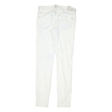 DIESEL Womens Slim Skinny Jeans White Denim Cotton Blend W28 L29 Stylish
