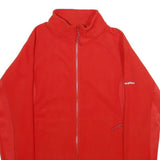 BERGHAUS Womens Red Jacket UK 14 Polyester Plain Zip Outdoor Activewear