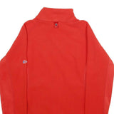 BERGHAUS Womens Red Jacket UK 14 Polyester Plain Zip Outdoor Activewear