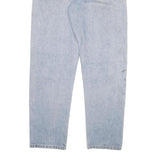 CARHARTT Mens Jeans Light Blue Regular Straight Denim Stone Wash W32 L32 Casual
