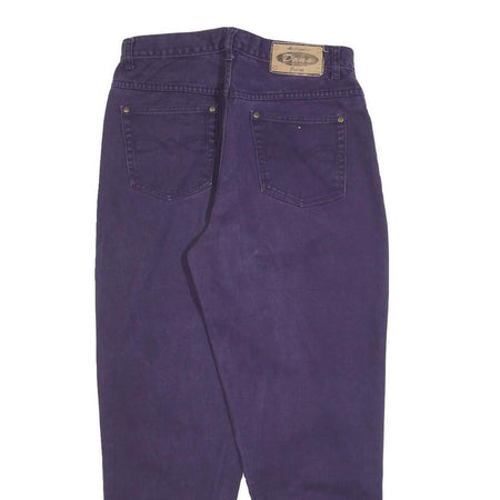 DANA Womens Purple Regular Fit Straight Denim Jeans W30 L28 Classic Cotton Blend