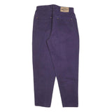 DANA Womens Purple Regular Fit Straight Denim Jeans W30 L28 Classic Cotton Blend