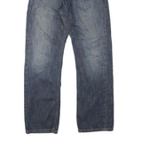LEVI'S Mens Blue Regular Fit Straight Leg Denim W30 L28 Classic Zip Jeans