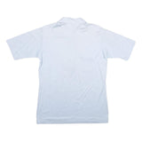 PICKERING Mens Light Blue Polo Shirt M Cotton Button Pocket Plain Casual