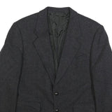 PKZ Mens Charcoal Grey Wool Tailored Jacket M Button Formal Classic