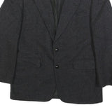 PKZ Mens Charcoal Grey Wool Tailored Jacket M Button Formal Classic