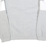FILA Womens Grey & White Polyester Patterned 1/4 Zip Jumper M Casual Sport