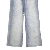 SIKE DA Mens Relaxed Blue Denim Light Jeans W28 L30 Sporty Zip Closure