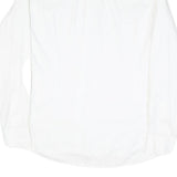 EMPORIO ARMANI Mens White Cotton Blend Shirt XL Smart Classic Button Up Formal