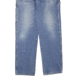 DICKIES Mens Jeans Blue Regular Straight Denim Medium W34 L34 Workwear Casual
