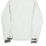 MAMMUT Womens White & Green Softshell Jacket M Polyester Blend Zip Outdoor