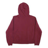 NIKE Mens Maroon Cedarcrest Football Pullover Hoodie L Cotton Blend